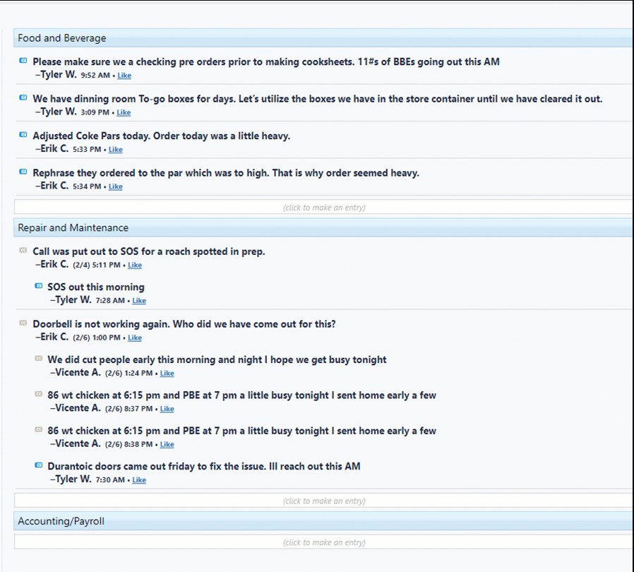 ShiftForce ShiftNote Logbooks and Scheduling